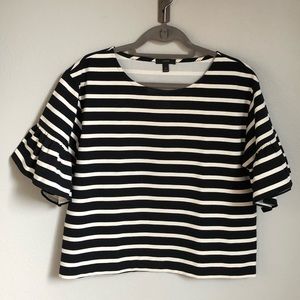J Crew Bell Sleeve Top